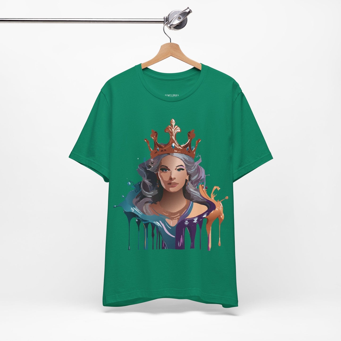 Queen Graphic Tee By Adelpha Art Design Unisex Short Sleeve Vintage Inspired Shirt