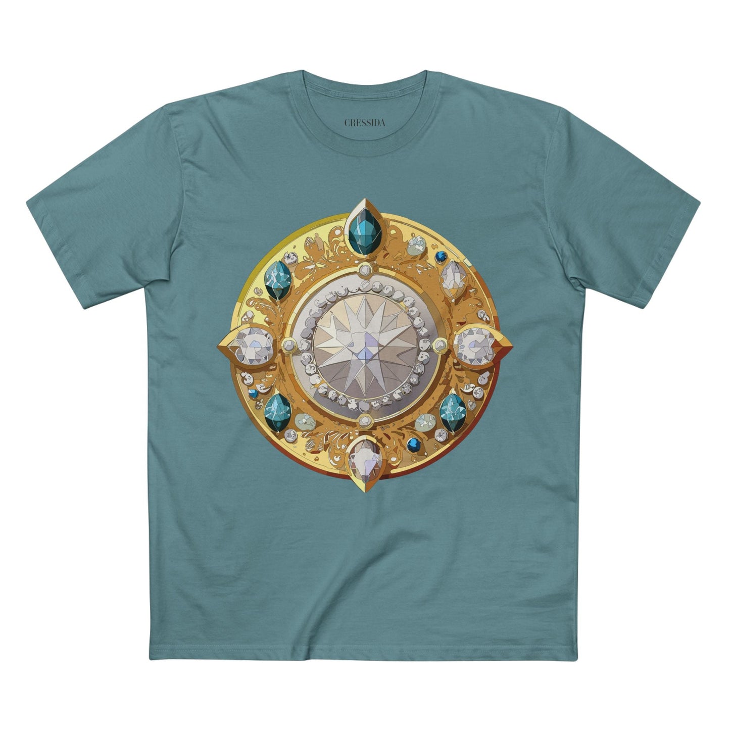 Medallion Graphic T-Shirt Unisex 100 Cotton With Gold Art Design Medal Tee 11