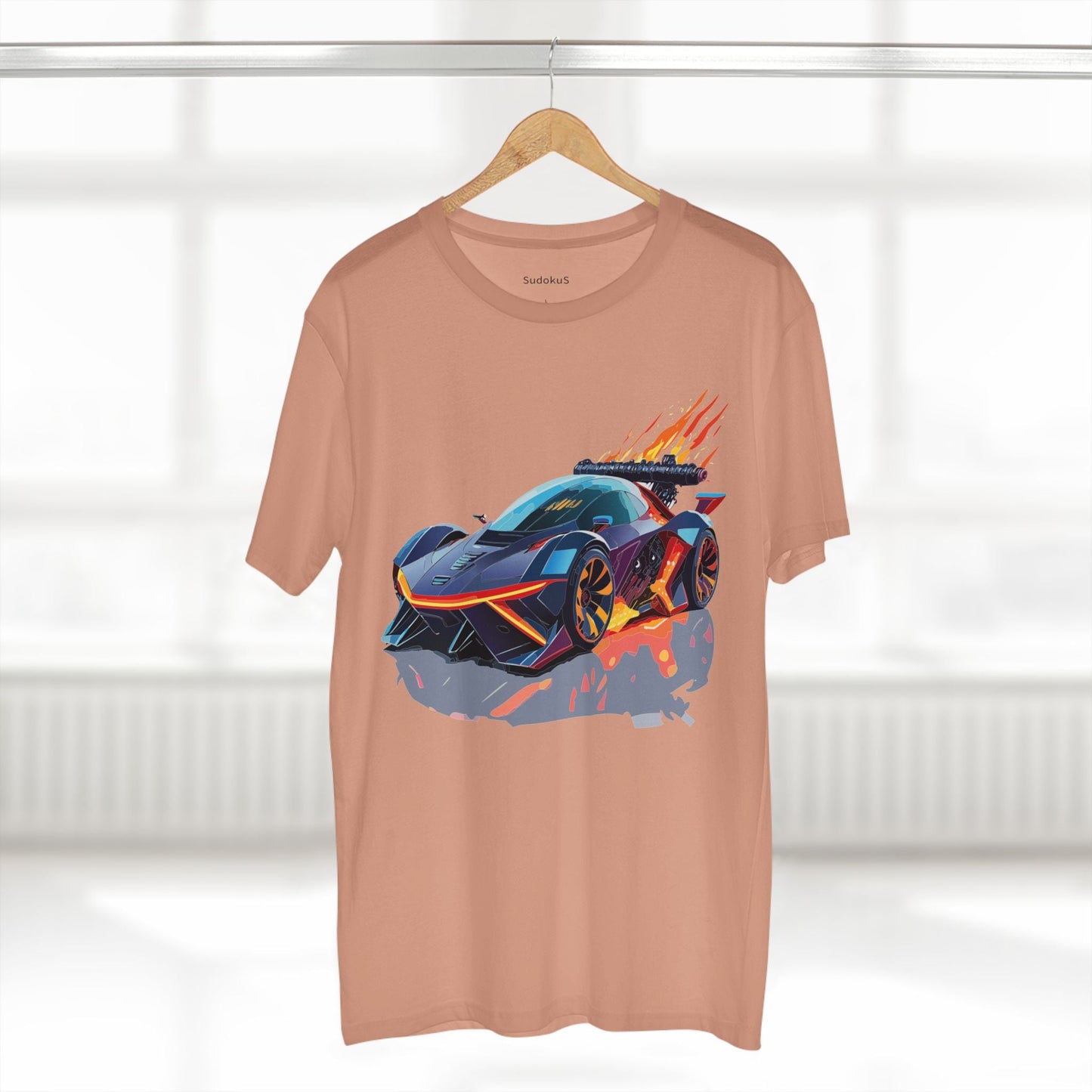 Car Graphic Unisex 100 Cotton Staple Tee 19