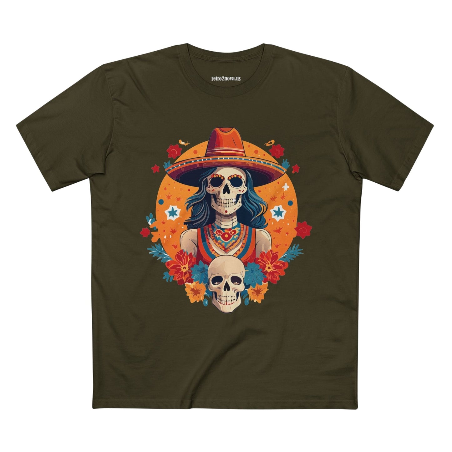 Skull Shirt Unisex Skeleton Tee Premium Cotton With Original Design From Art Collection