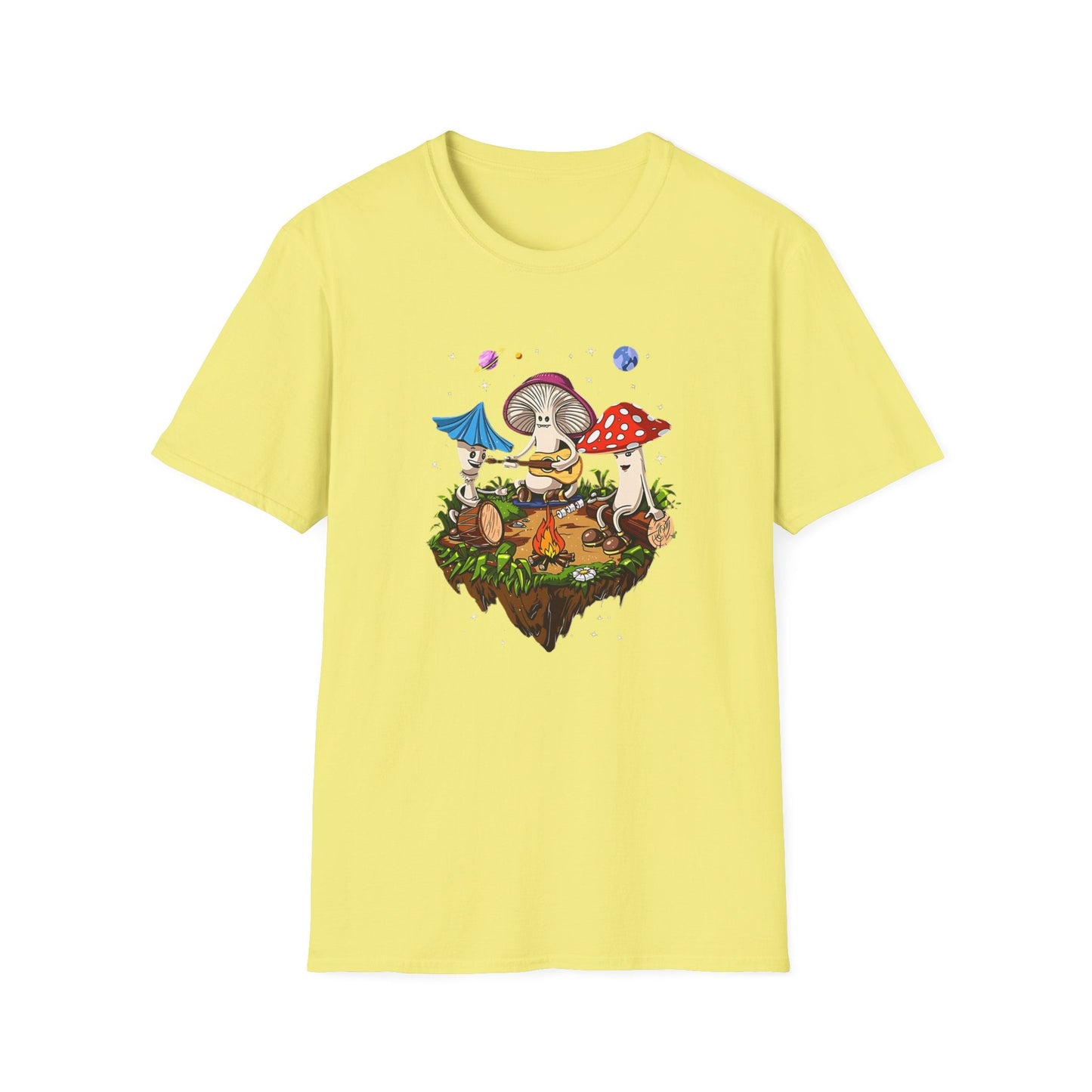 Mashroom Tee Shirt Unisex Funny Mashroom Design Gildan Softstyle 64000 Tee Softstyle Comfort