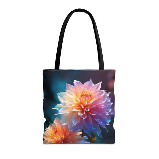 Canvas Bag with Floral Prints