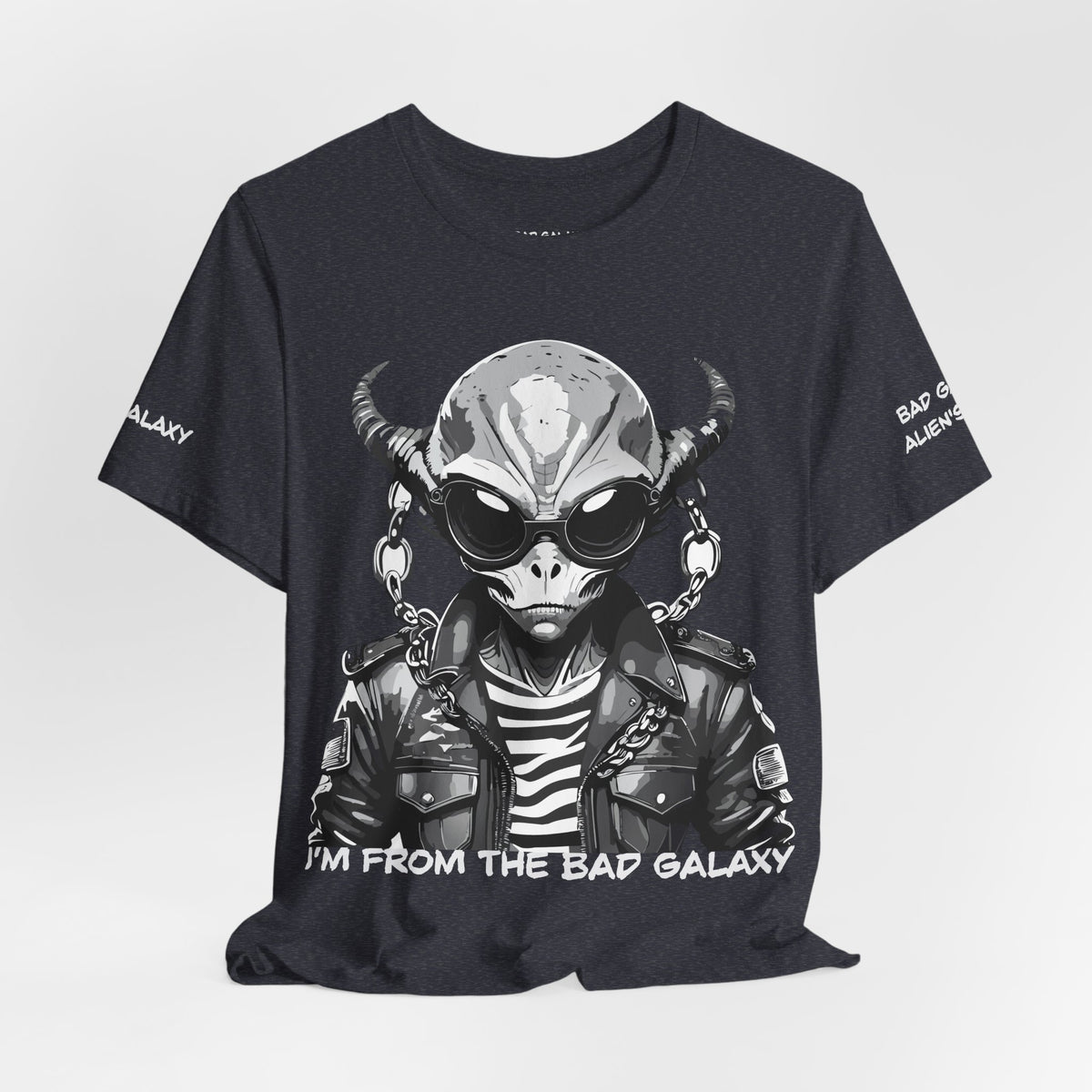 Alien Graphic Unisex Cotton Bella+Canvas Tee with Art Design b68