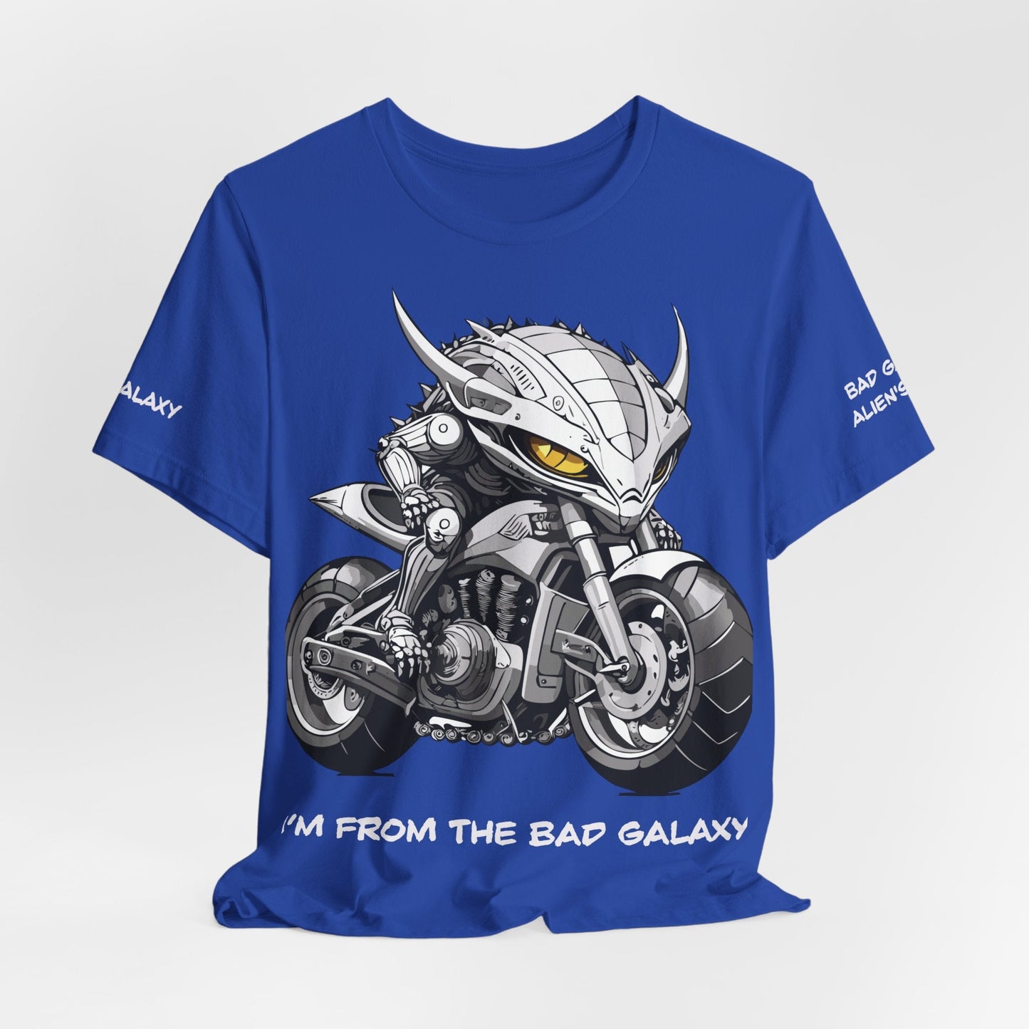 Alien Tee Shirt From Bad Galaxy 100 Percent Cotton Eco Friendly Inks Made In USA