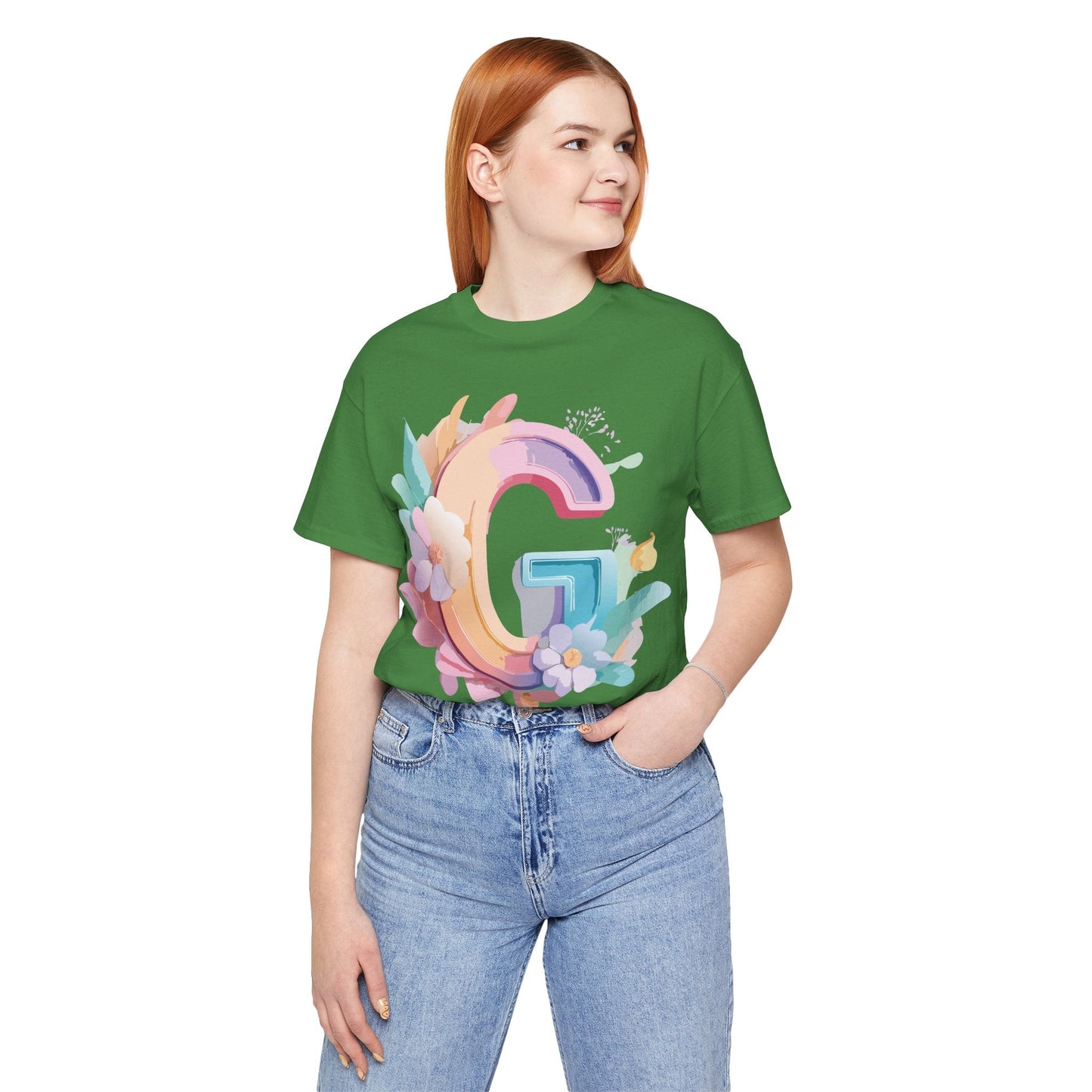Letter G Shirt Unisex Graphic Tee by Adelpha Vintage Inspired Artwork for Everyday Style