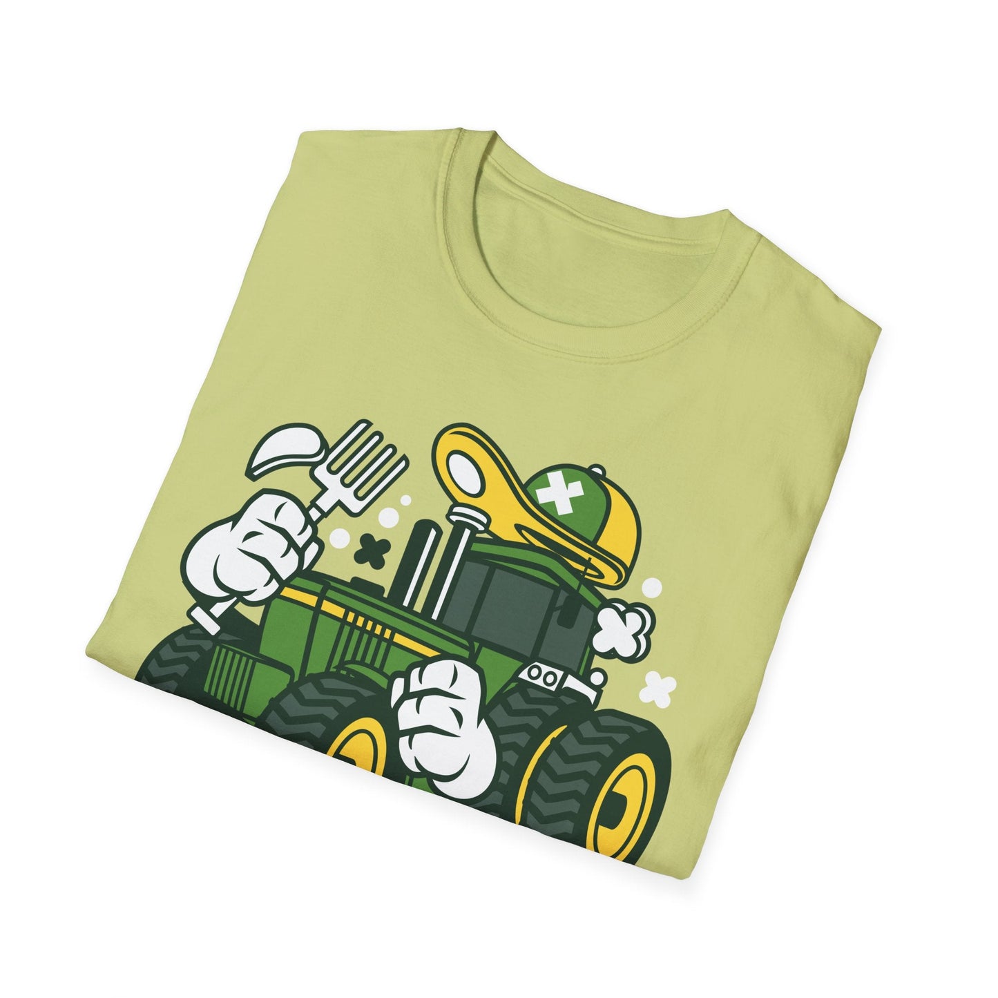 Cartoon T Shirt Animation Tee Funny Design Unisex Softstyle Cotton Shirt 64000 Comfort