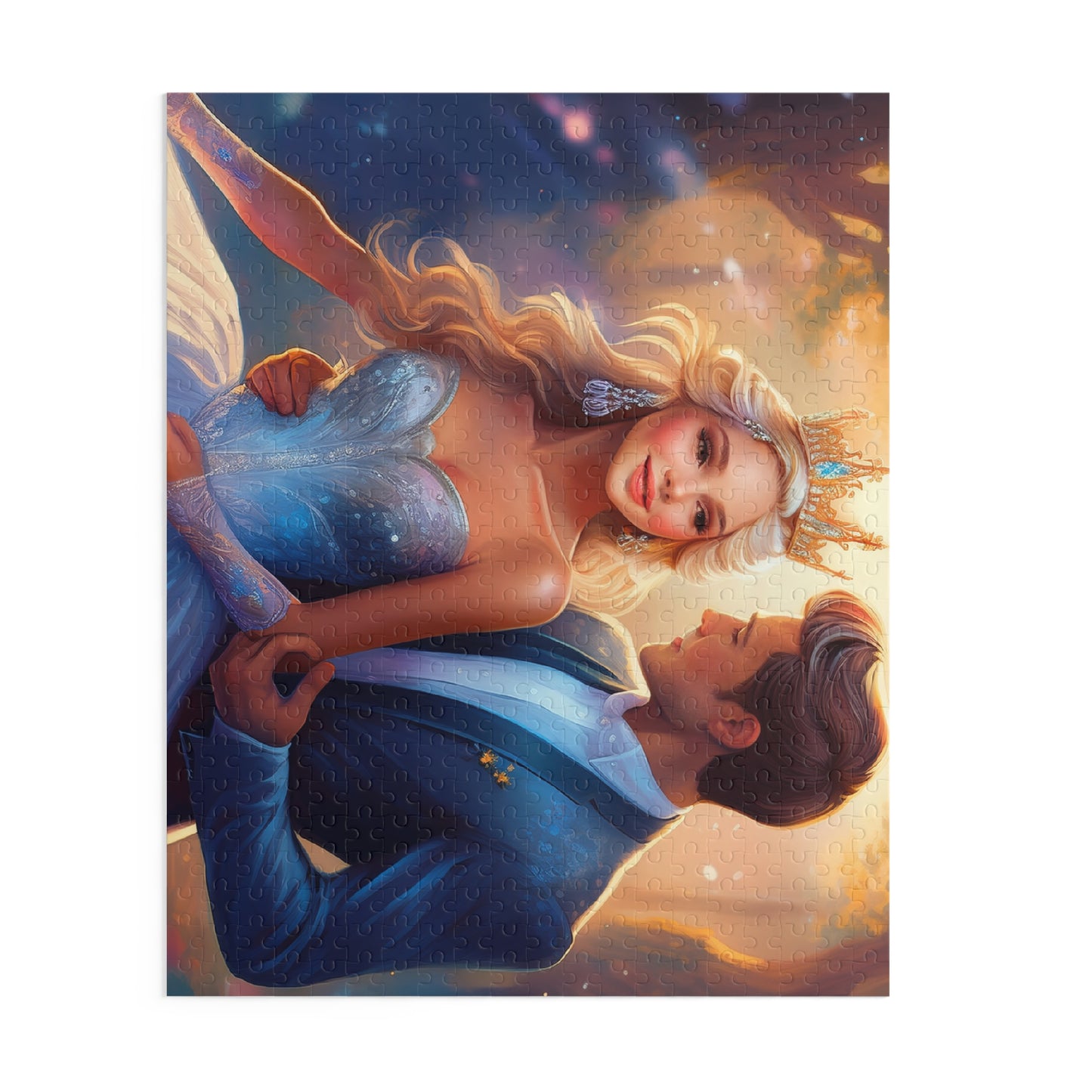 Prince and Princess Puzzle 500-Chipboard Pieces in Box | Kids Puzzles Size: 16" x 20",  Ages 9+ and Family pn39