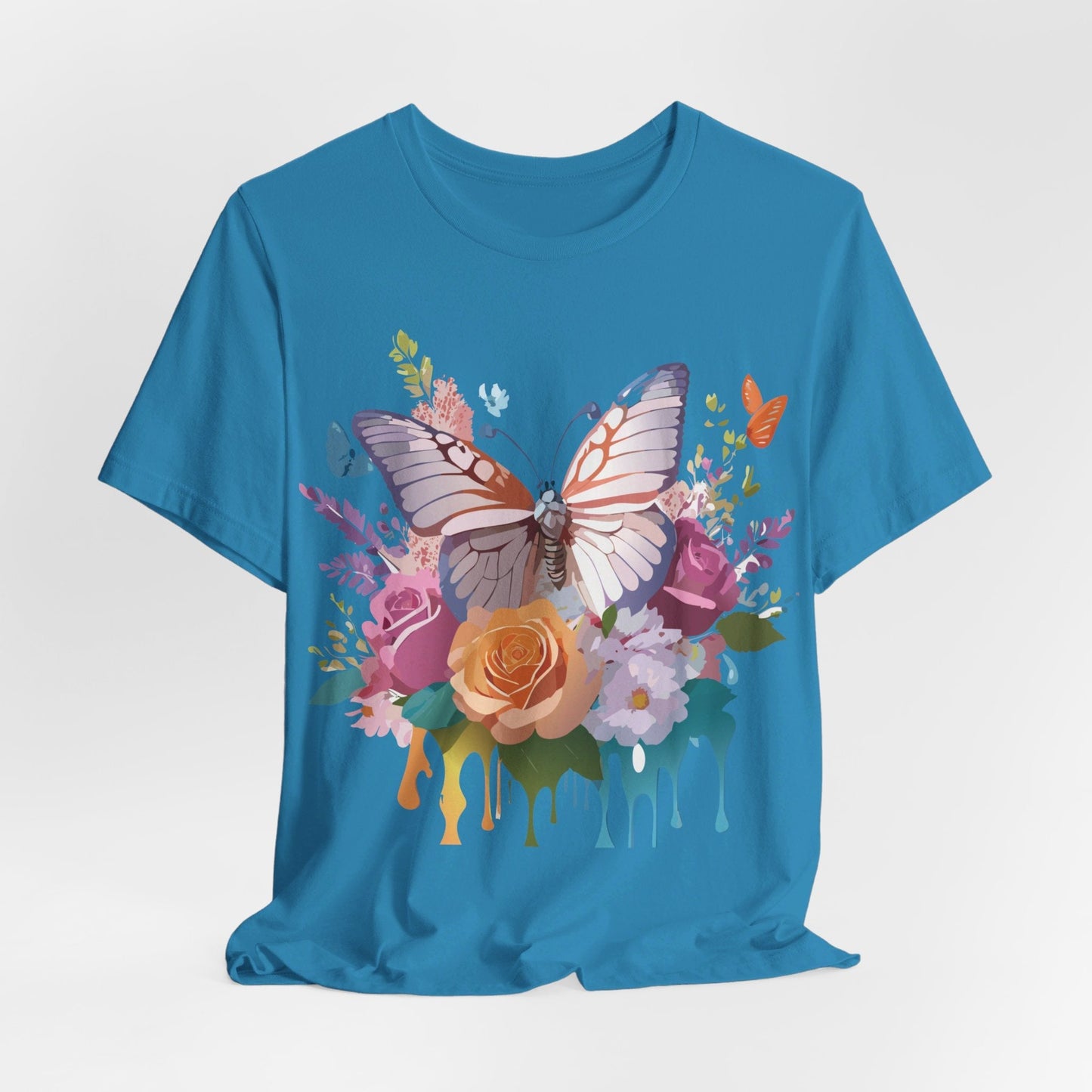 Adelpha Butterfly Graphic Tee Art Design Vintage Unisex Short Sleeve Shirt