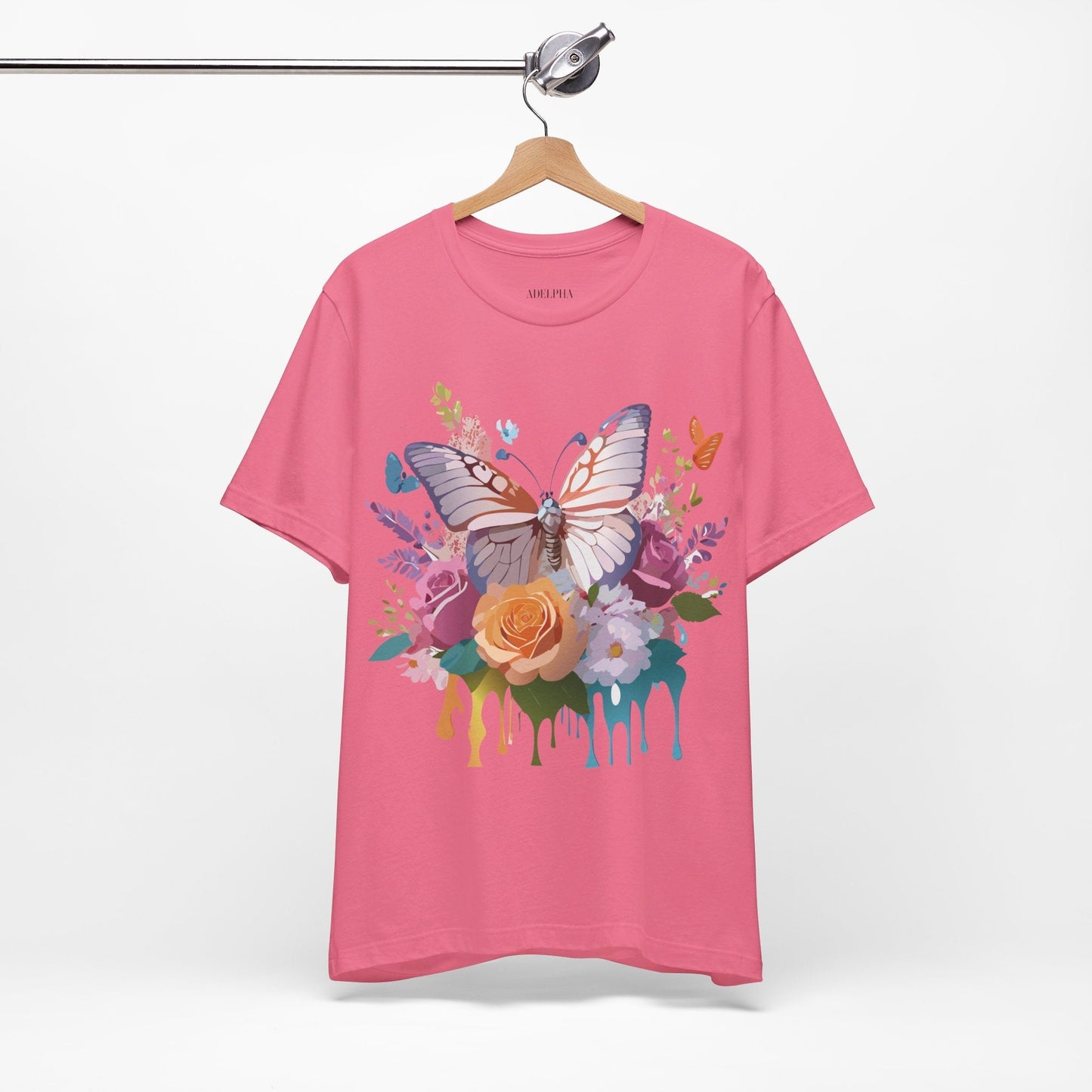 Butterfly Graphic Tee Unisex Jersey Short Sleeve By Adelpha Art Design