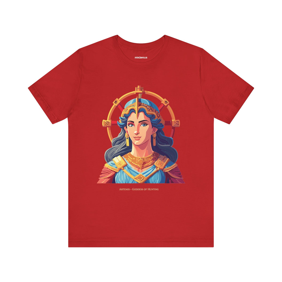 Goddess Graphic Unisex Cotton Bella+Canvas Tee with Artemis