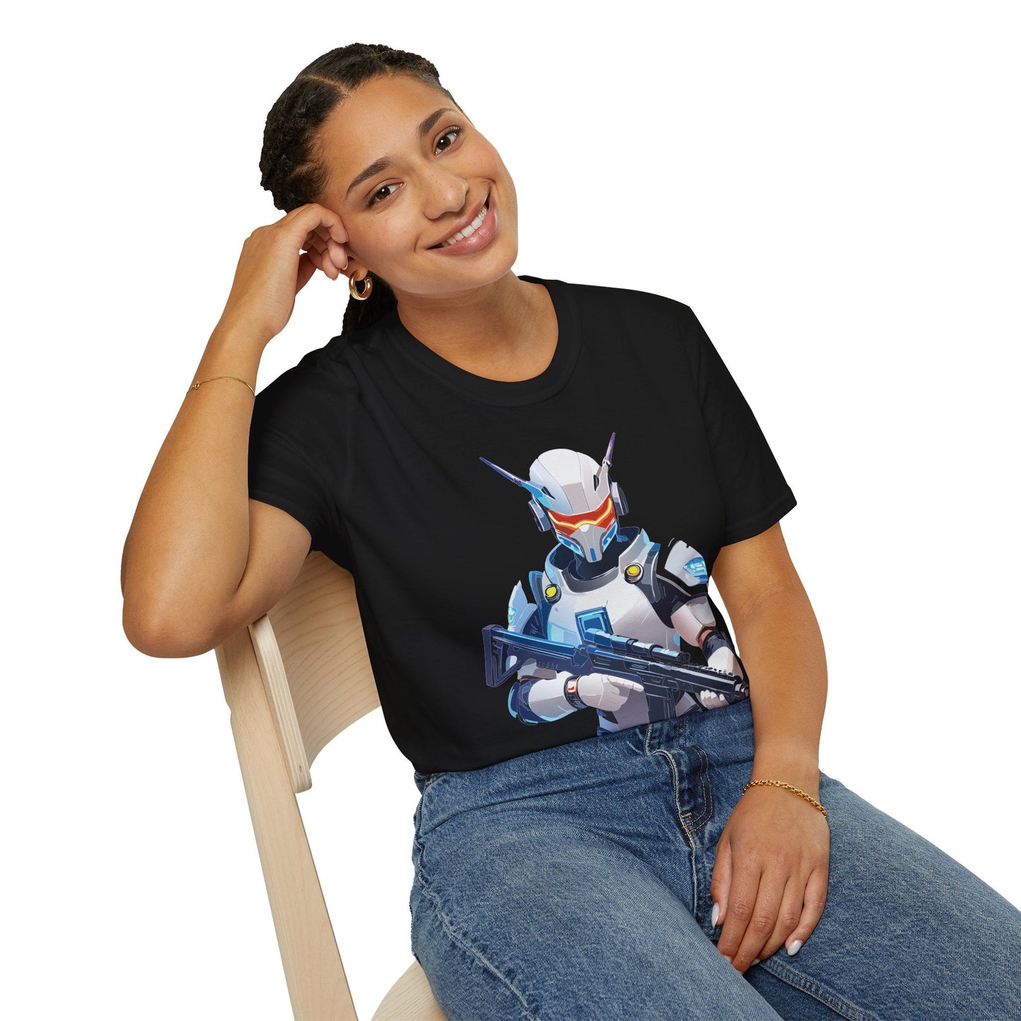 Robocop Shirt Unisex T Shirt With Robocop Artwork Gildan Softstyle 64000 Cotton Tee