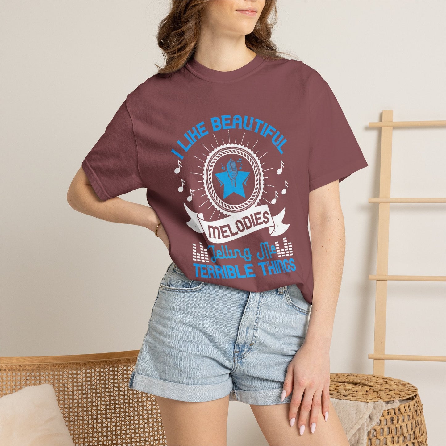 Music Graphic Design Unisex Cotton T-shirt m9