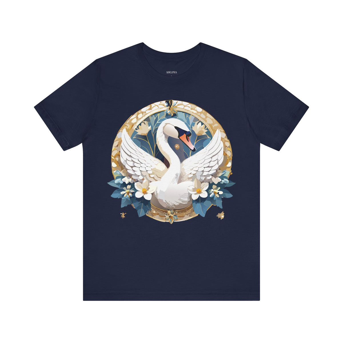Medallion Graphic Unisex Cotton Bella+Canvas Tee with Art Design d85