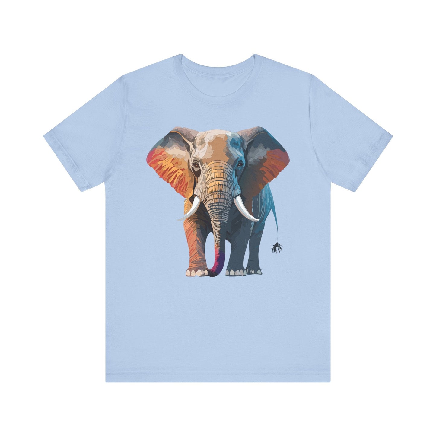Unisex Animal Shirt With Animals Art Design Graphic Tee Short Sleeve Wild Animals
