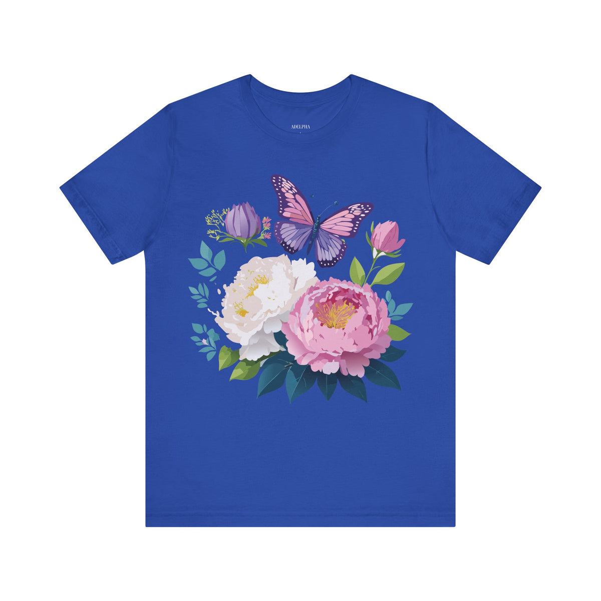 Floral Graphic Tee Shirt - Bella+Canvas Unisex 100 Cotton 35