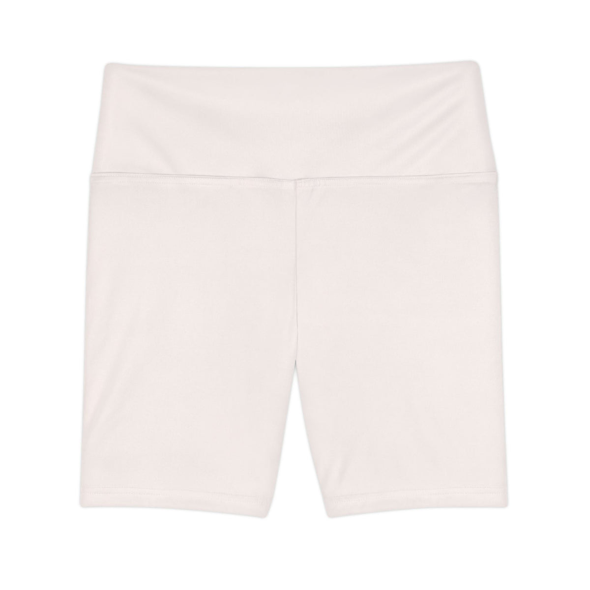 Seashell Cream Workout Shorts Yoga Biker Shorts
