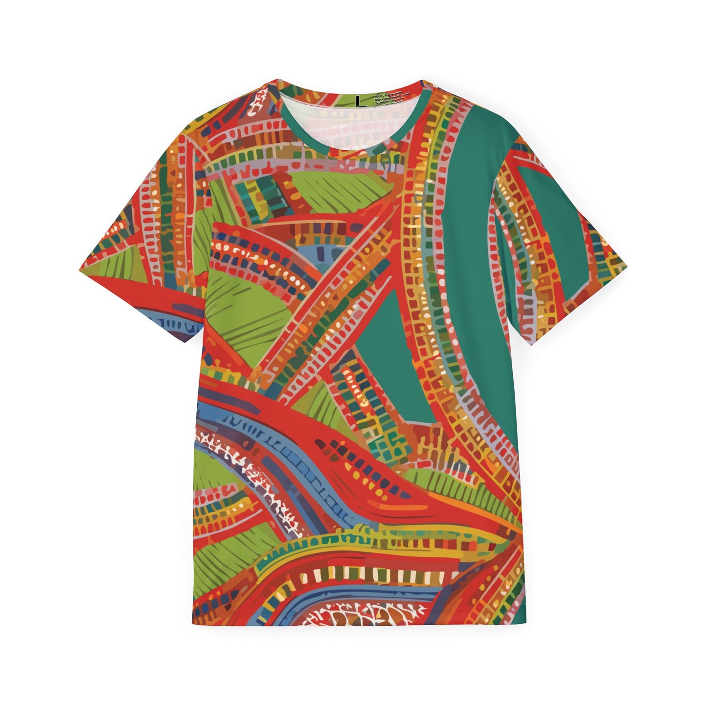 Unisex Abstract Shirt, Shirt with Abstract Print