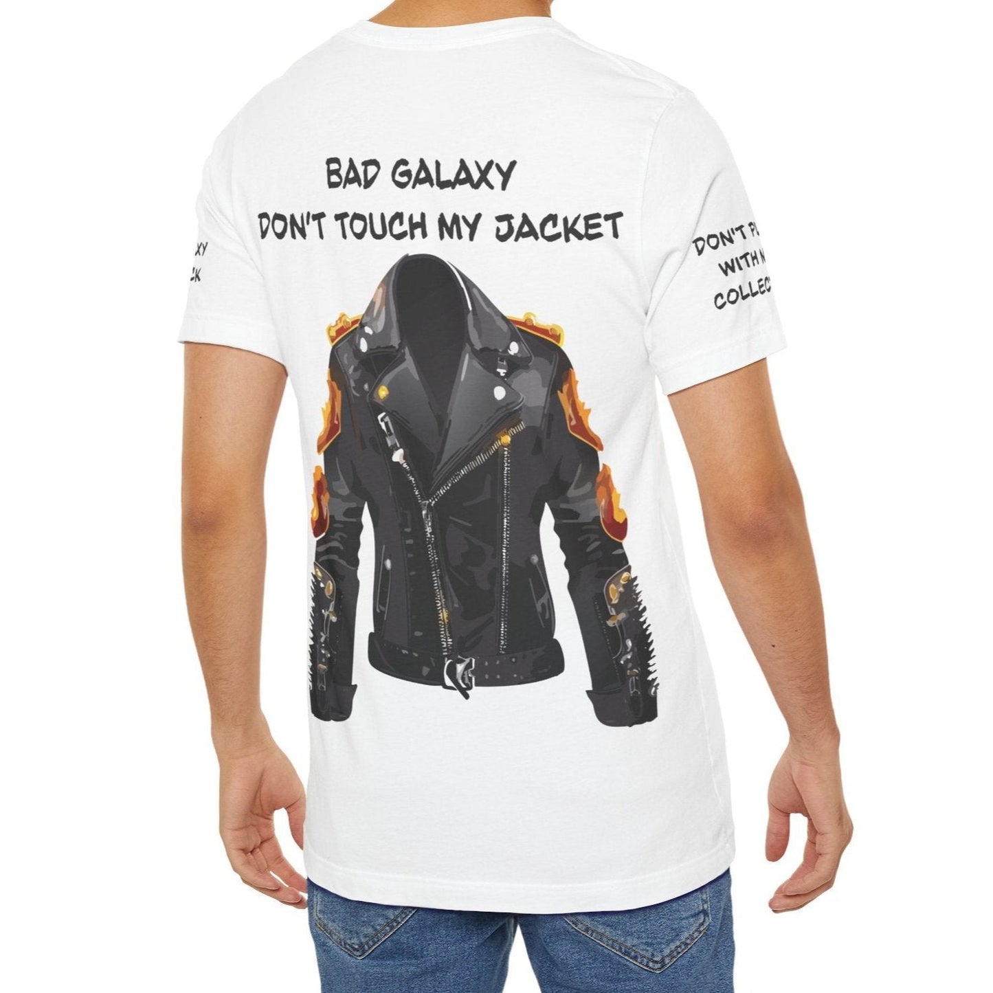 Punk Rock Tee Shirt From Bad Galaxy Made To Order 100 Percent Cotton With Eco Friendly Inks