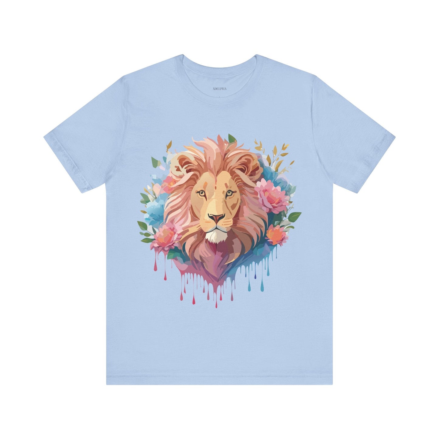 Lion Graphic T Shirt Unisex Short Sleeve Tee Vintage Inspired Adelpha Artwork Apparel