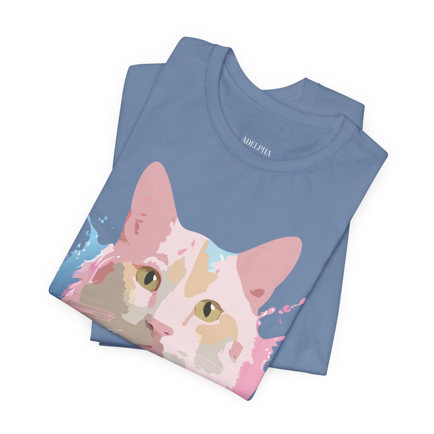 Cat Graphic Tee Unisex Shirt With Vintage Artwork From Adelpha