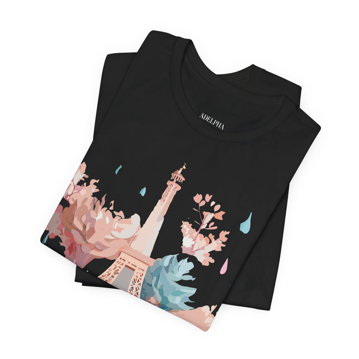 Paris Travel Tourist Graphic Design Unisex Bella+Canvas Cotton T-Shirt e320