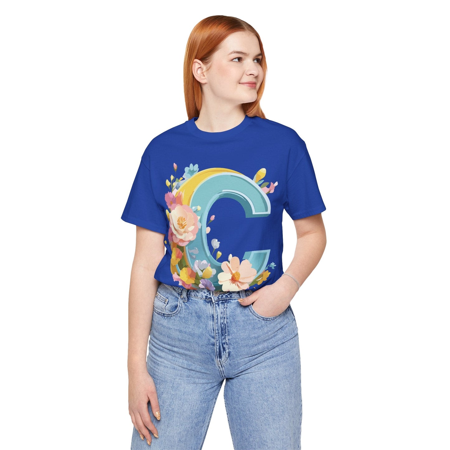 Adelpha Letter C Shirt Graphic Tee Unisex Short Sleeve Art Design Vintage Inspired Casual Wear