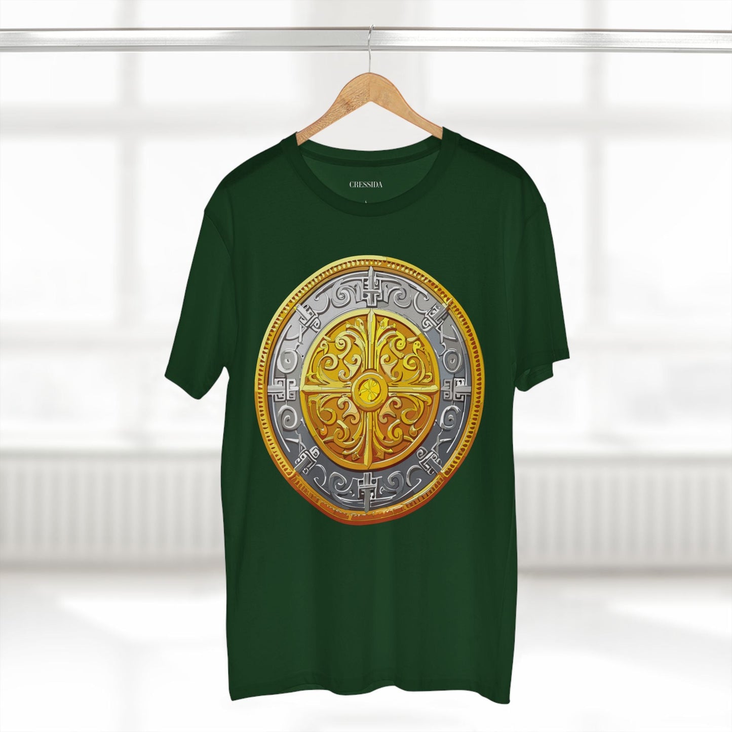 Antique Gold Coin Graphic Design T-Shirt Unisex 100 Cotton With Golden Print Artwork Tee 18