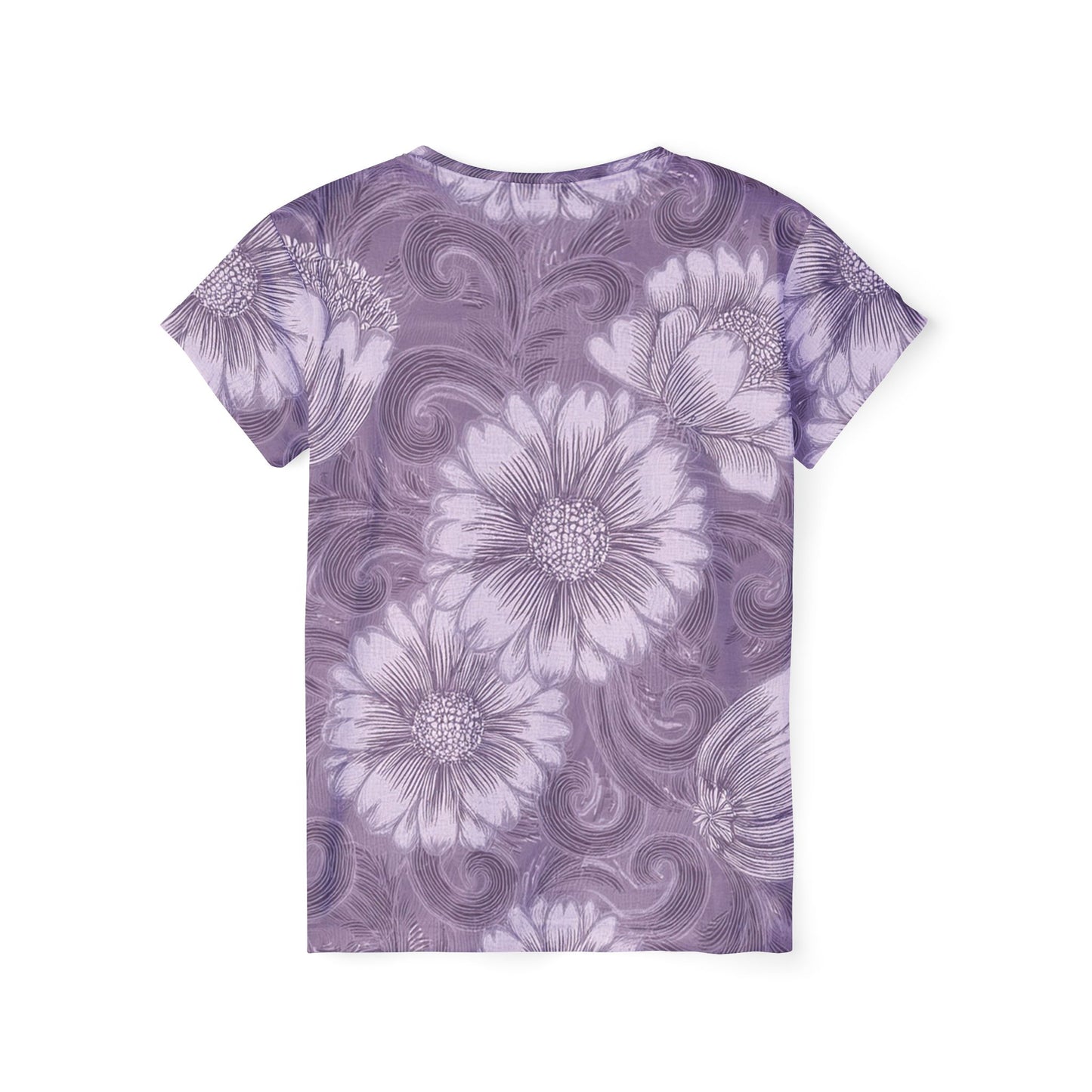 Women Poly Shirt with Floral Print F258