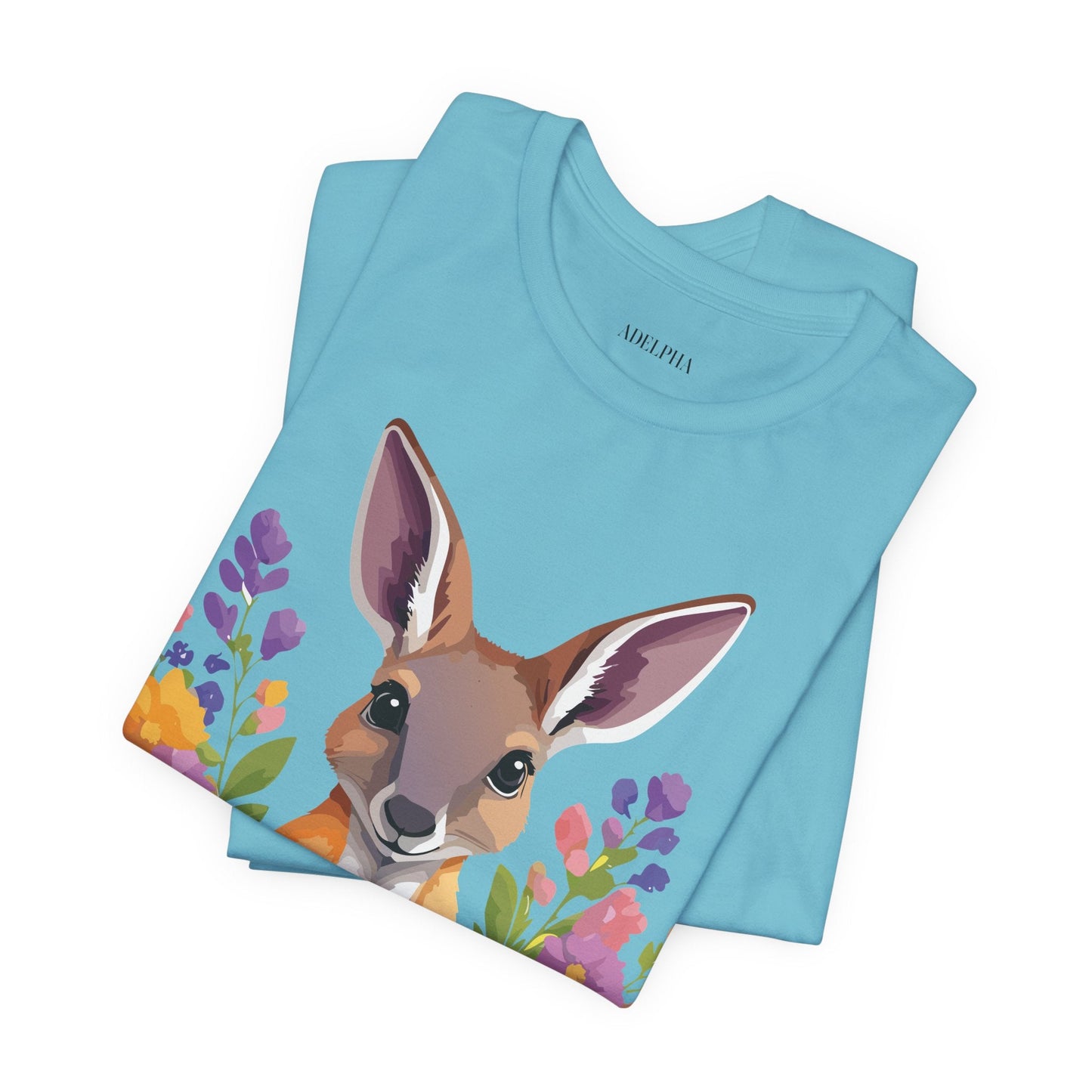 Kangaroo Graphic Unisex 100 Cotton Vintage Animal Artwork Tee 2