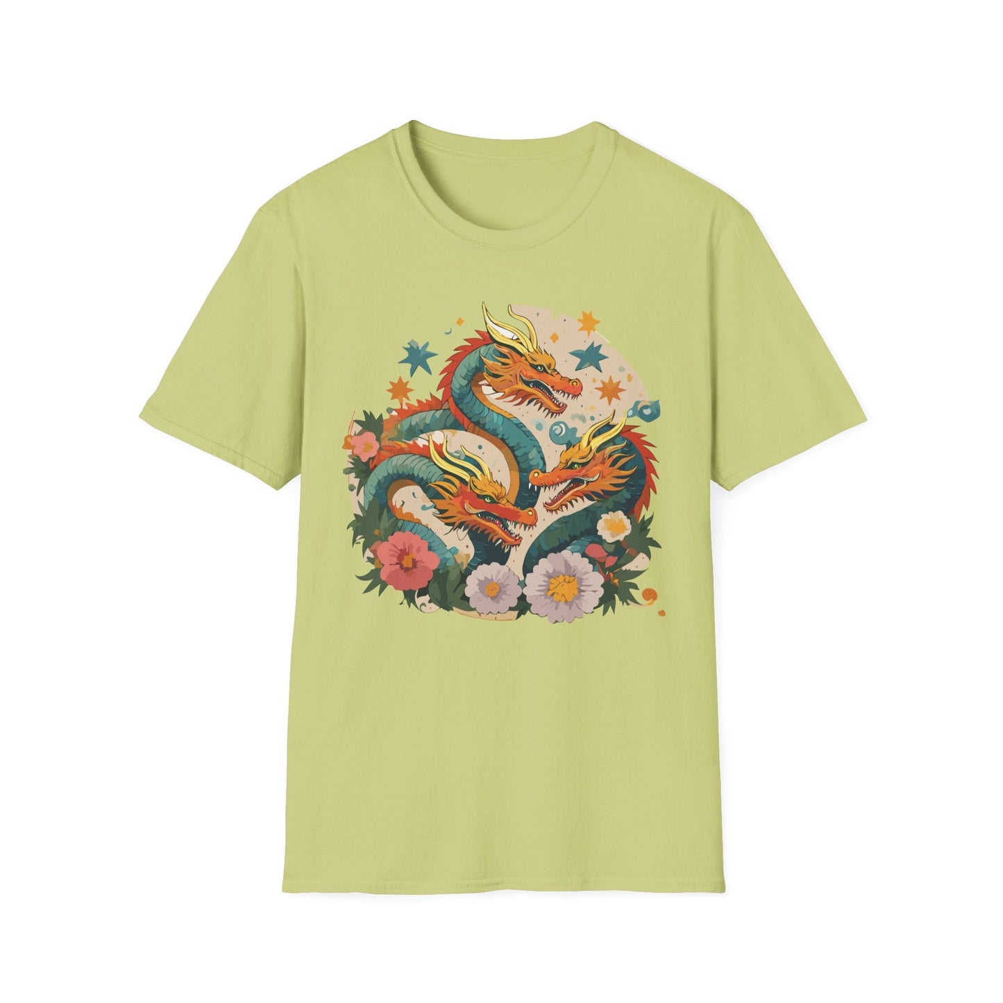 Dragon Graphic Unisex 100 Cotton Tee with Animal Artwork Design 10