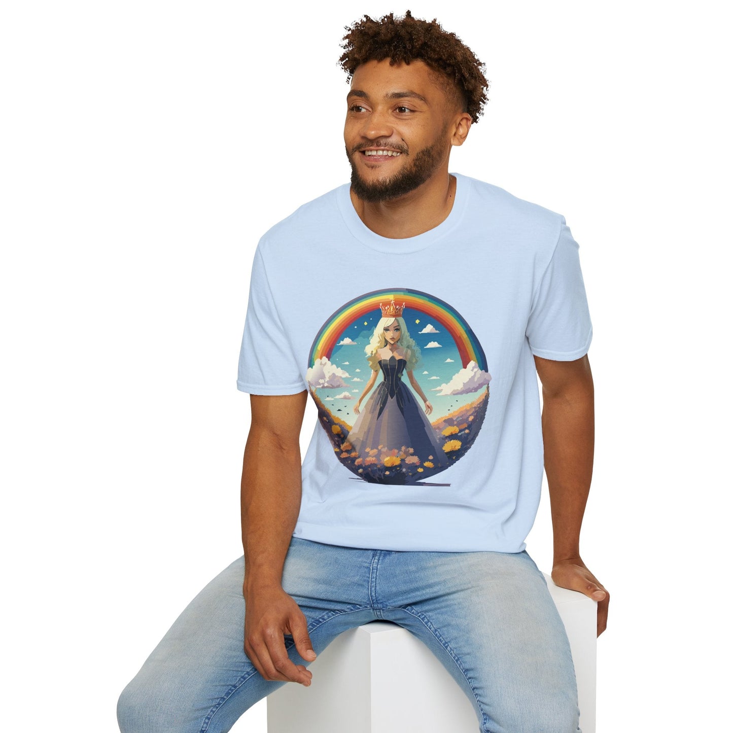 Womens Graphic T Shirt Art Design Tee 100 Percent Cotton Short Sleeve Softstyle Unisex