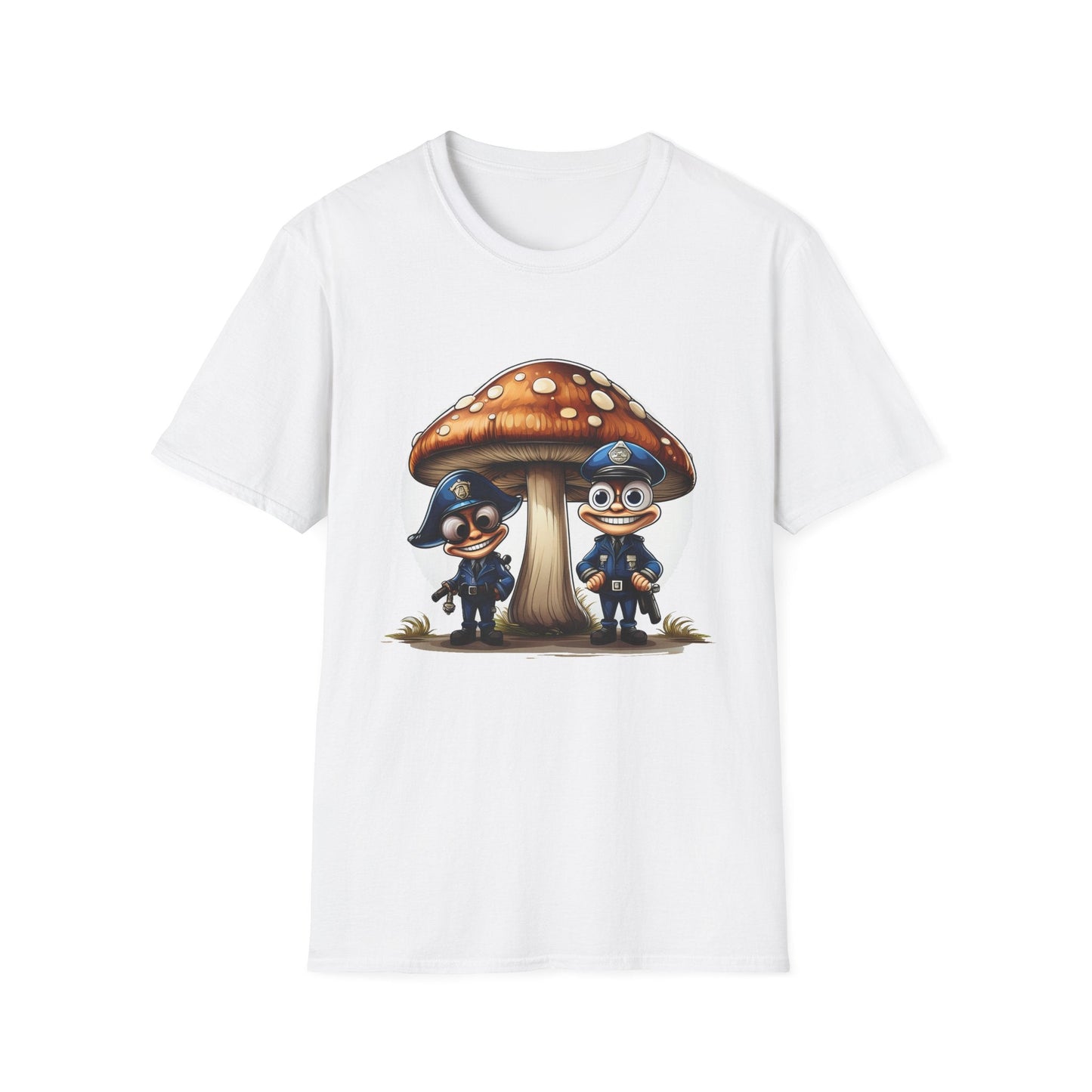 Mashroom Tee Shirt Unisex Funny Mashroom Design Shirt With Fungus Gildan Softstyle 64000
