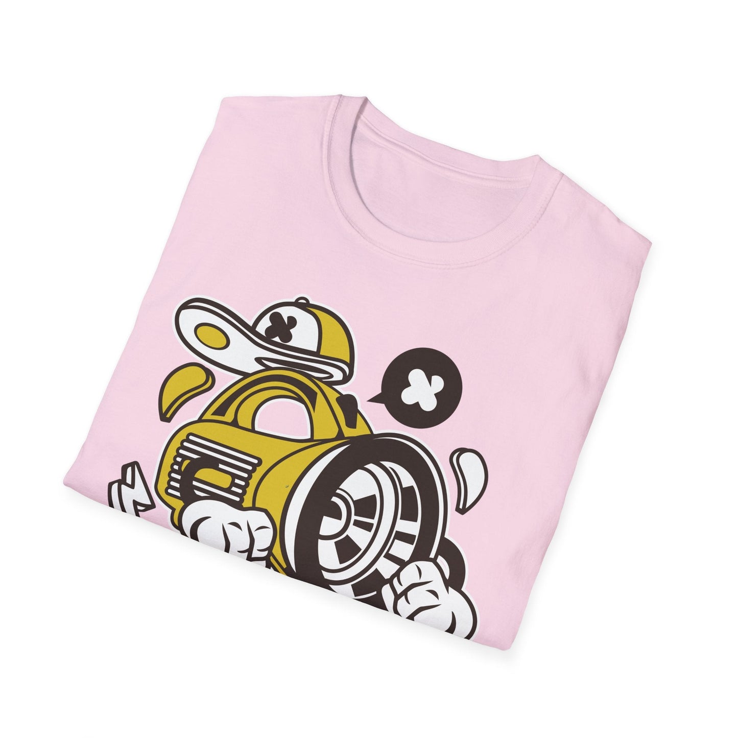Cartoon T Shirt Animation Tee Funny Tee Unisex Softstyle Cotton Tee Gildan 64000