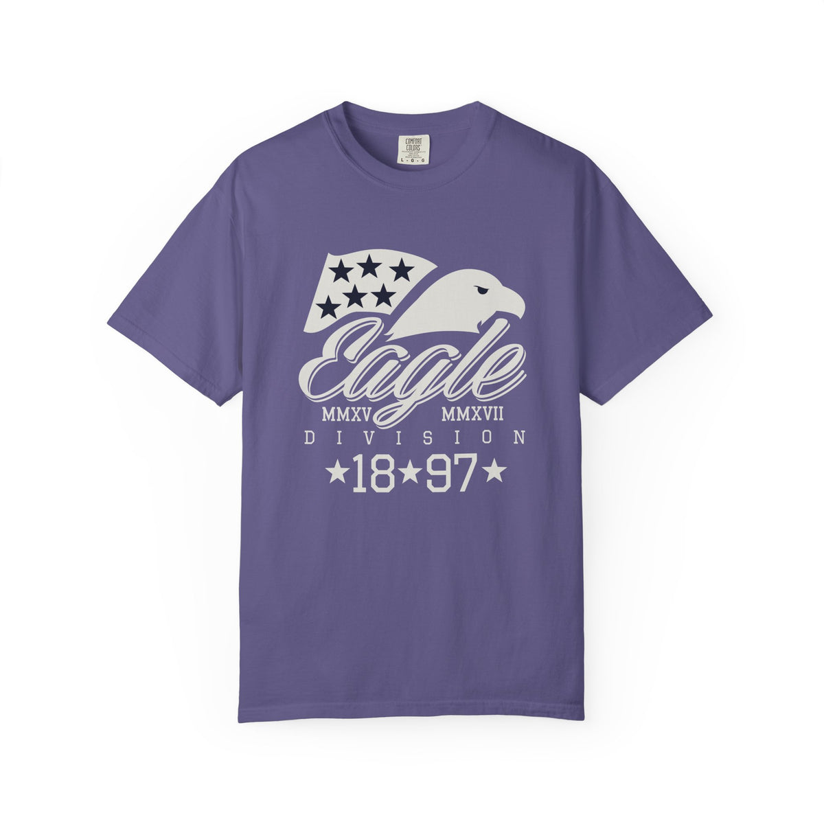 Bald Eagle Division Retro College League Unisex Comfort Colors Garment-Dyed Heavyweight 100 Cotton Art Design T-Shirt w16