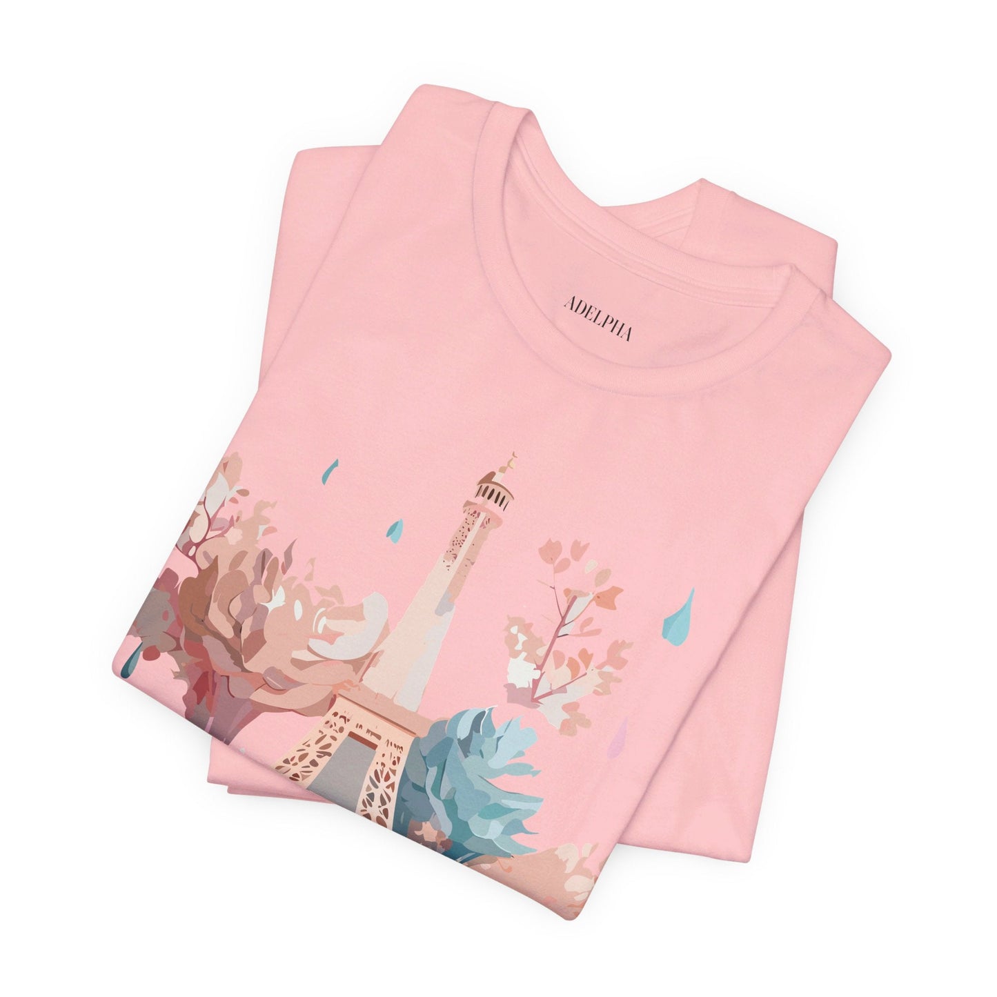 Paris Tourist Shirt Graphic Tee Unisex Vintage Inspired Art Adelpha Premium Quality