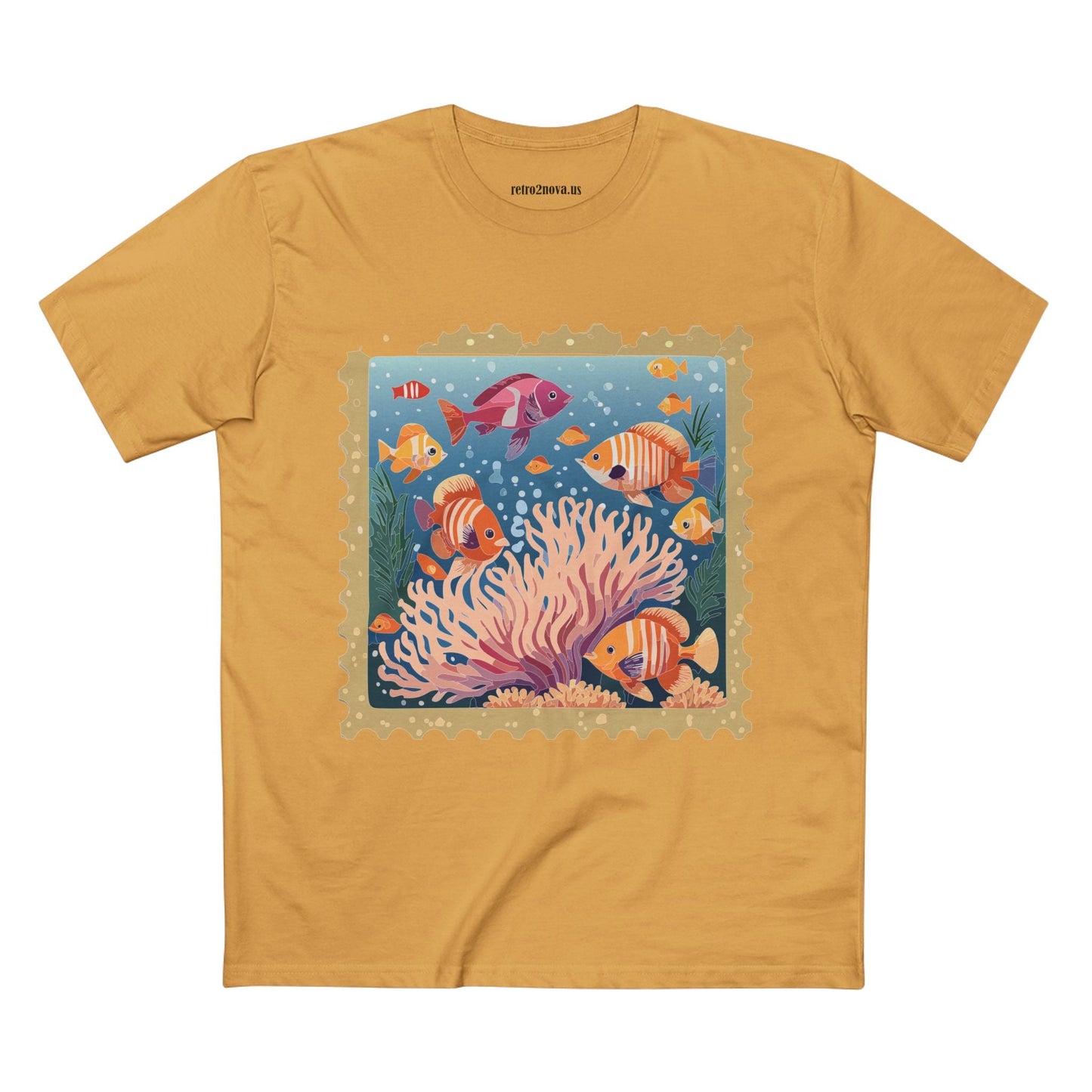 Postage Stamp Shirt Unisex Tee Art Design Premium Cotton Staple Shirt PS19 Limited Edition