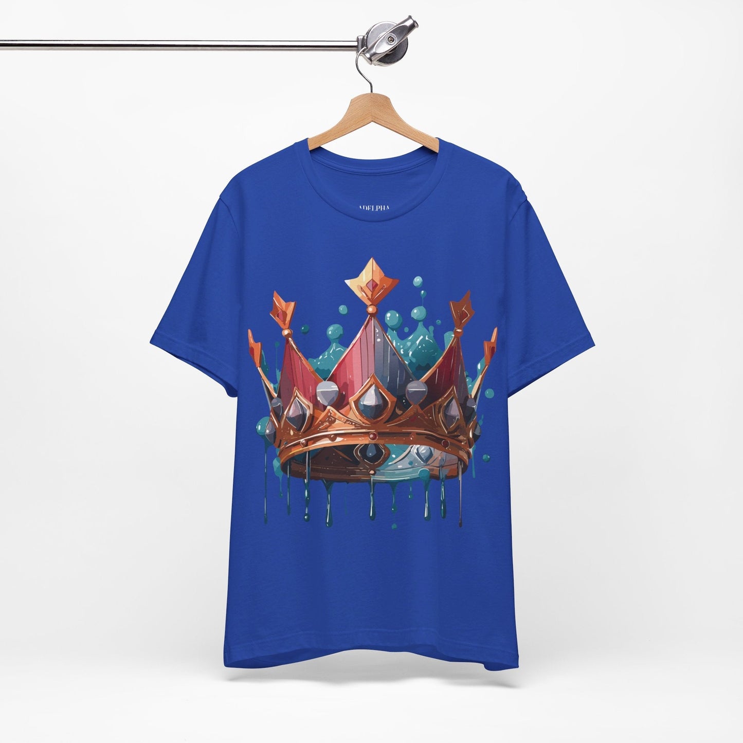 Crown Graphic Unisex 100 Cotton Vintage Artwork Tee 7