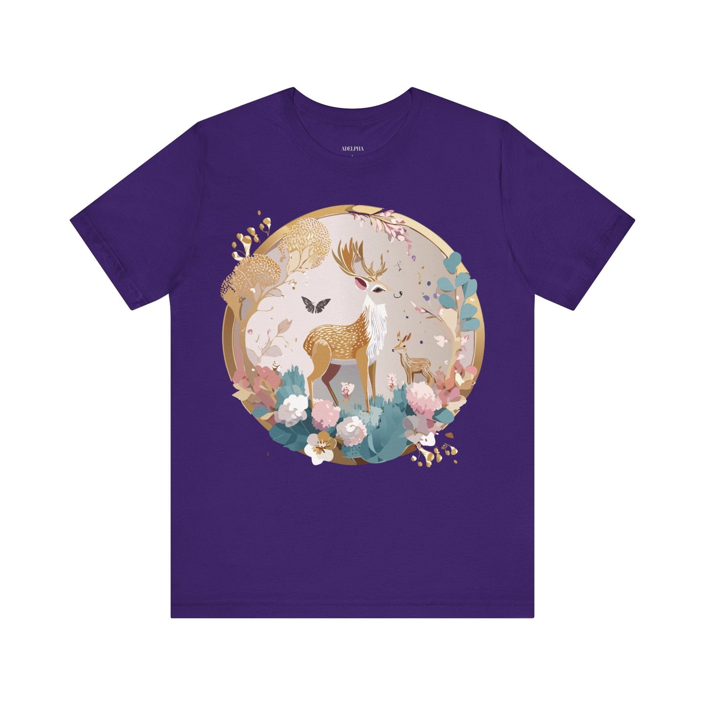 Medallion Graphic T Shirt Unisex Adelpha Vintage Inspired Artwork Short Sleeve Tee