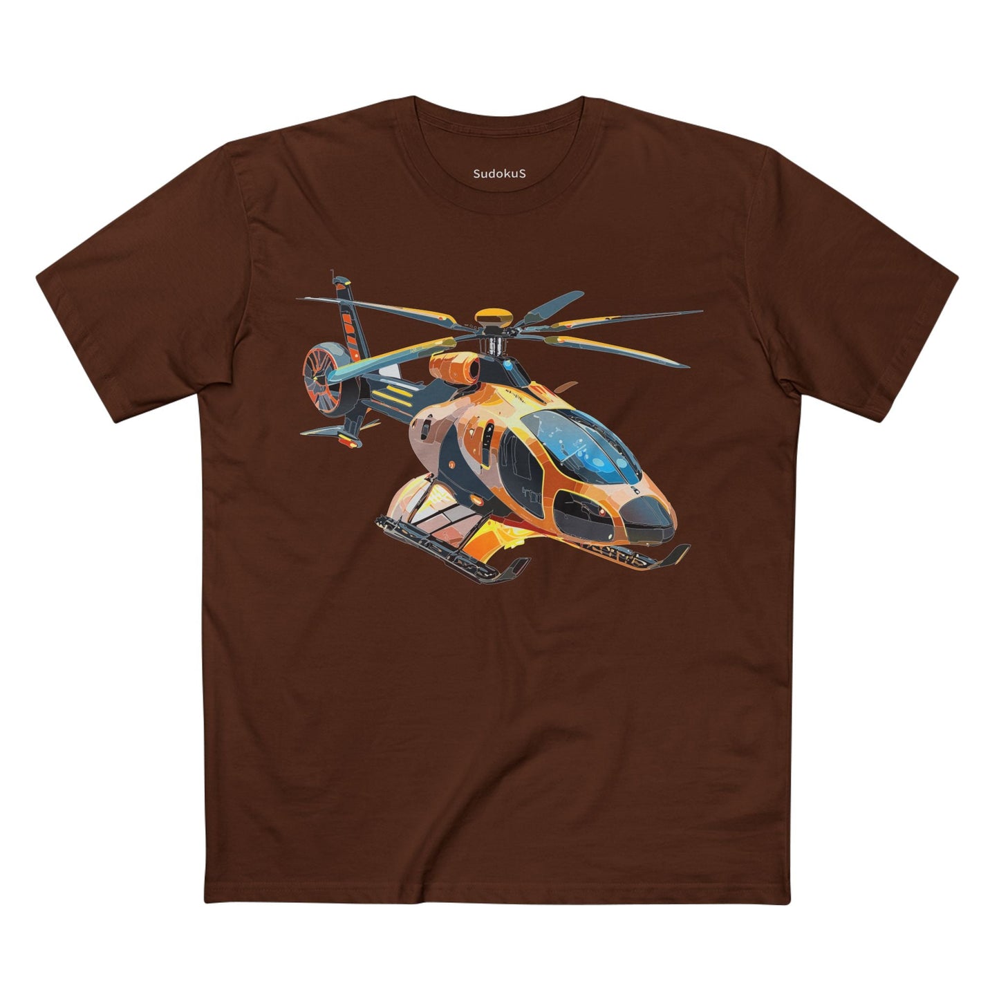Chopper Graphic Unisex 100 Cotton Staple Tee 6