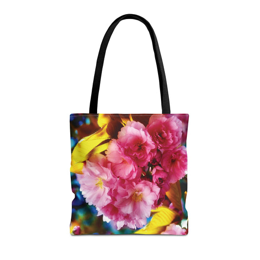 Canvas Bag with Floral Prints