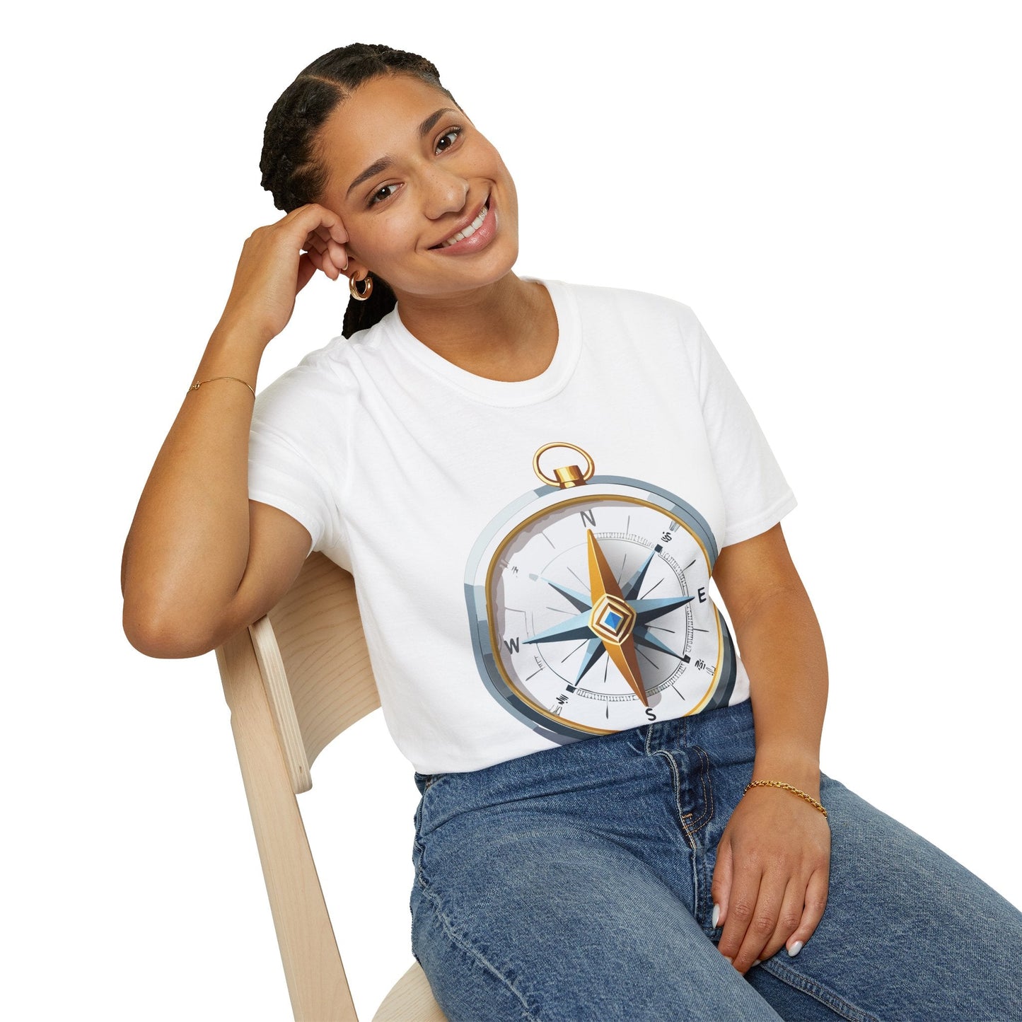 Compass Navigator Graphic Tee Unisex 100 Cotton 11