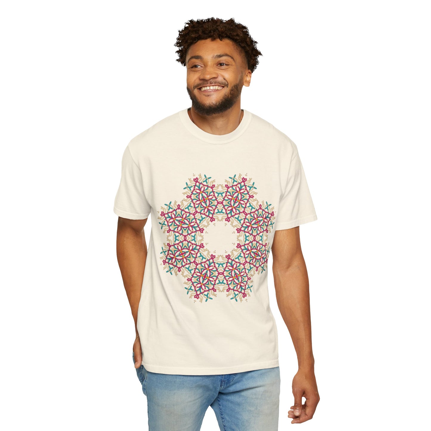 Unisex T-shirt with abstract print