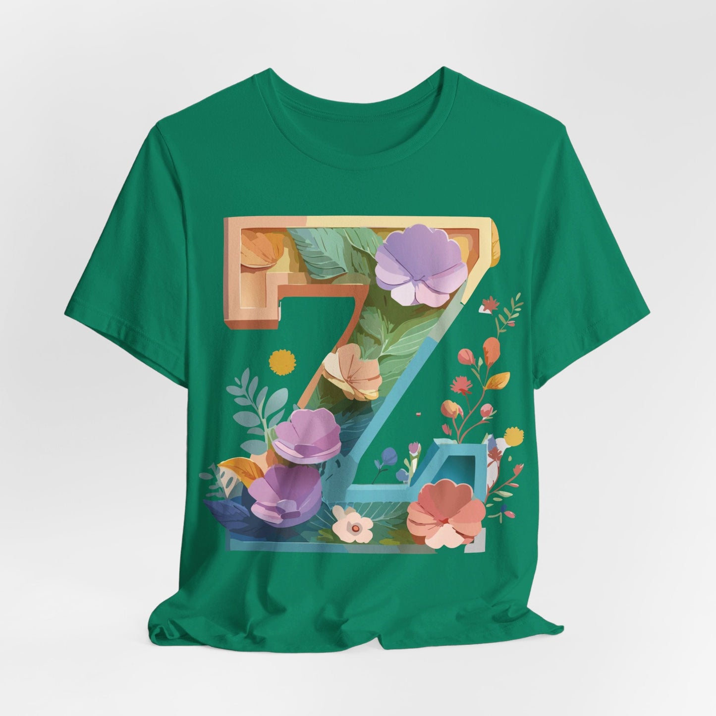 Letter Z Shirt Unisex Graphic Tee By Adelpha Vintage Inspired Artwork Jersey Short Sleeve