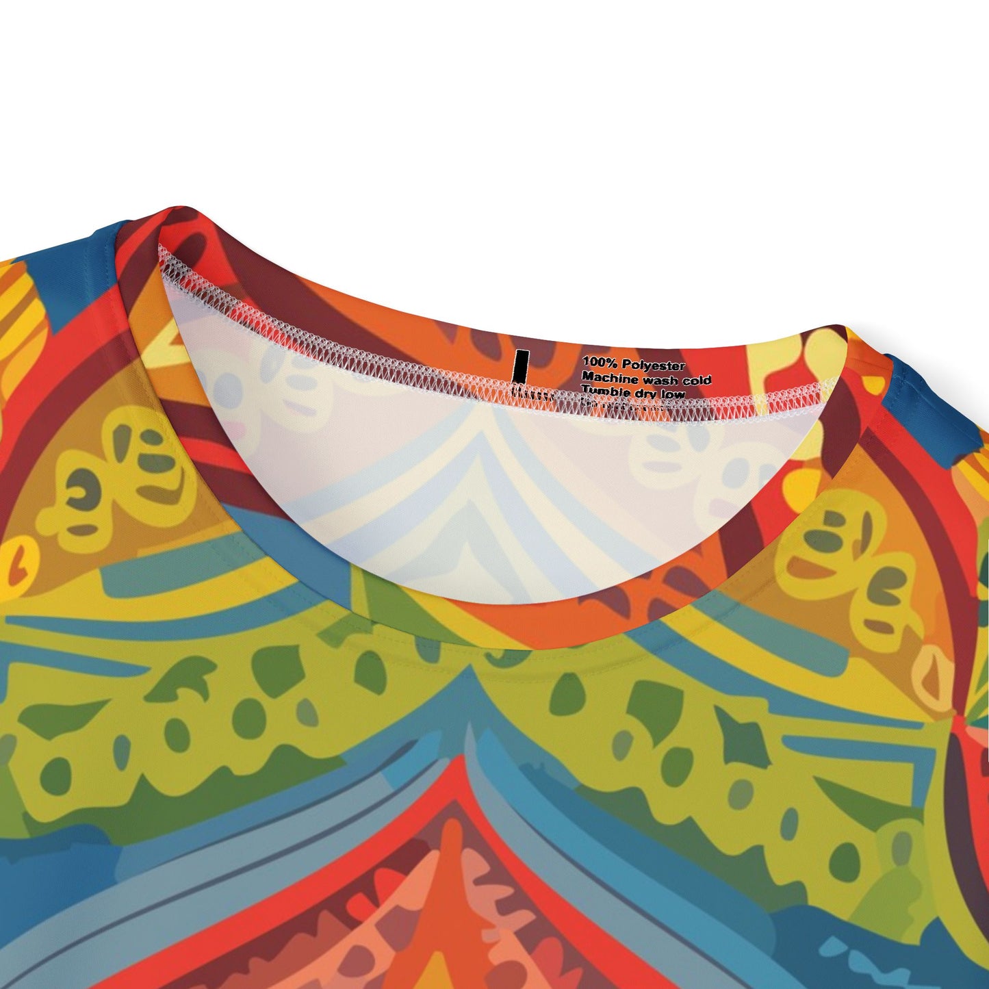 男女通用抽象圖案襯衫，抽像印花襯衫