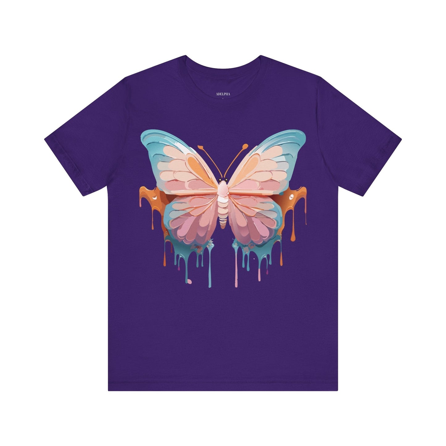 Butterfly Graphic Unisex 100 Cotton Lightweight Vintage Design Jersey Tee 86