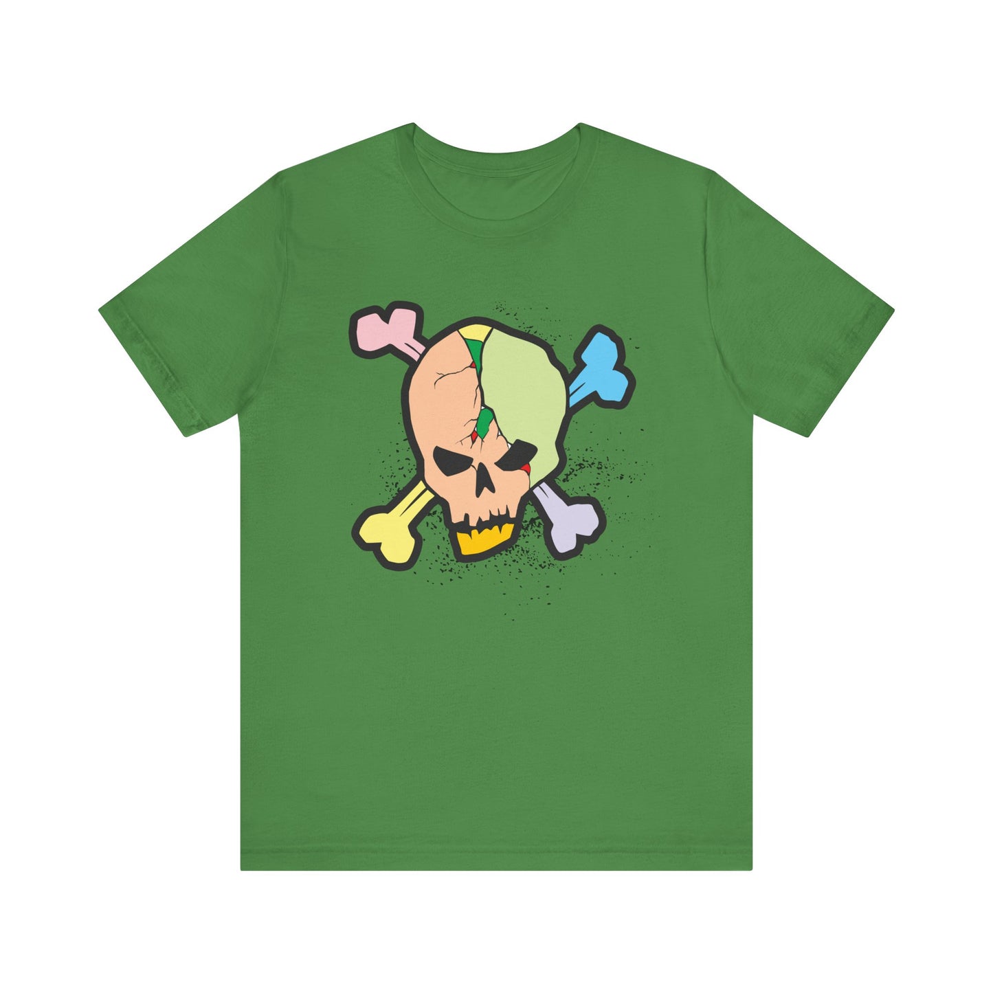 Multi Skull Graphic Design Tee, Skull Shirt, Vintage Tees, Art Design T-Shirt, Vintage Graphic Tee, Art Shirts with Skulls