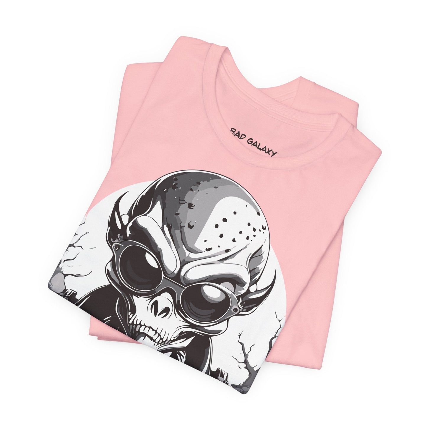 Tee Shirt With Alien From Bad Galaxy Made To Order One Hundred Percent Cotton Eco Inks Free Shipping