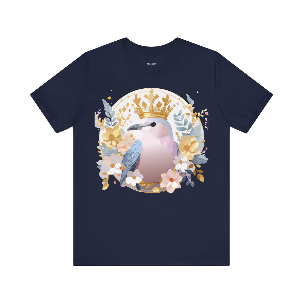 Medallion Graphic Unisex Cotton Bella+Canvas Tee with Art Design d86