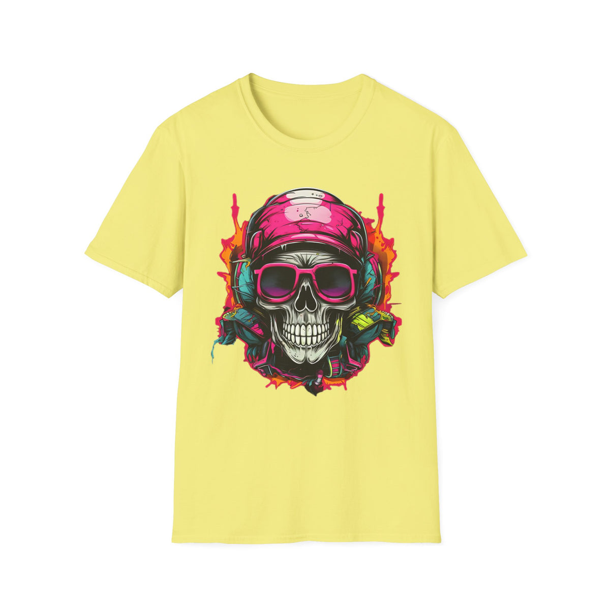 Skull Skeleton Graphic Tee Gildan Unisex 100 Cotton Tee Shirt h43