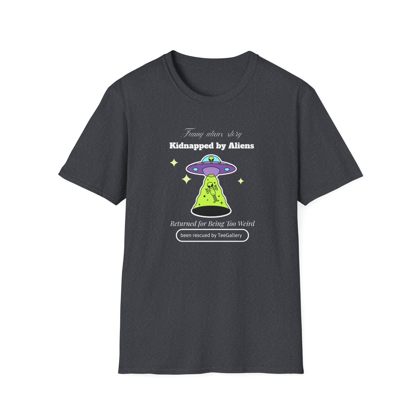 Alien Abduction Graphic Tee  Kidnapped by Aliens Funny UFO Shirt
